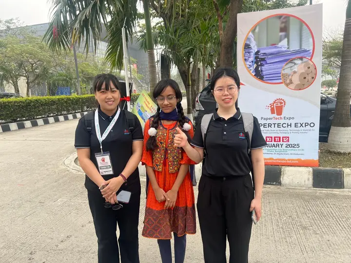 Papertech Expo 2025 photo showing event arrival and first impression for Regal Pulp & Paper International BD